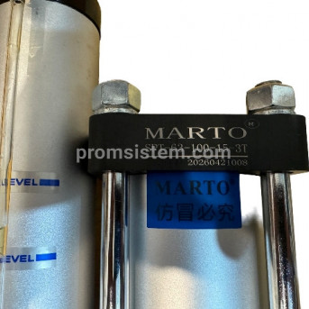 Пневмо гидравлический цилиндр SPT-63-100-15-3T (MARTO)